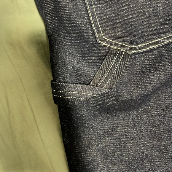 Baggy Carpenter Dark Wash Jeans - Picture 3 of 4